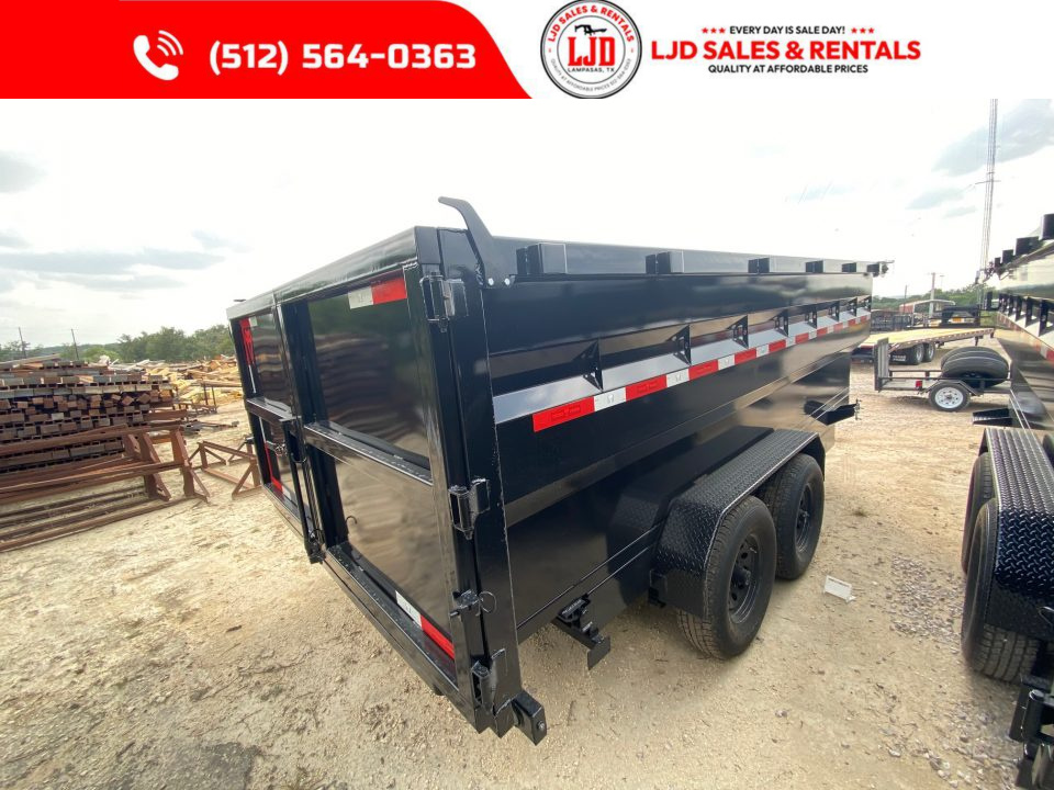 New 2027 Texas Pride - 16'x4' - Tarp - 16K GVWR - 3/16" Floor - Ramps - Dump Trailer