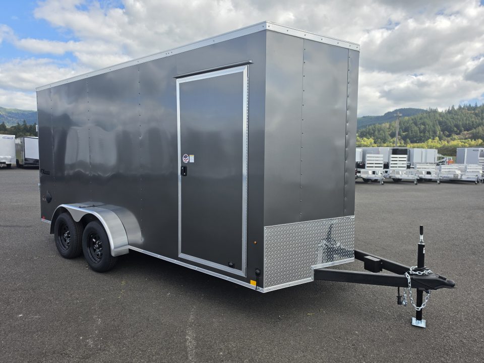 New 2027 Cargo Express Enclosed Trailer 7x16 w/ D-Rings 7K GVWR