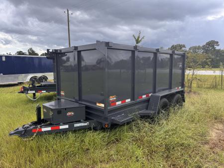 New 2026 Covered Wagon Trailers Prospector 6x12x4x10 Dump Trailer