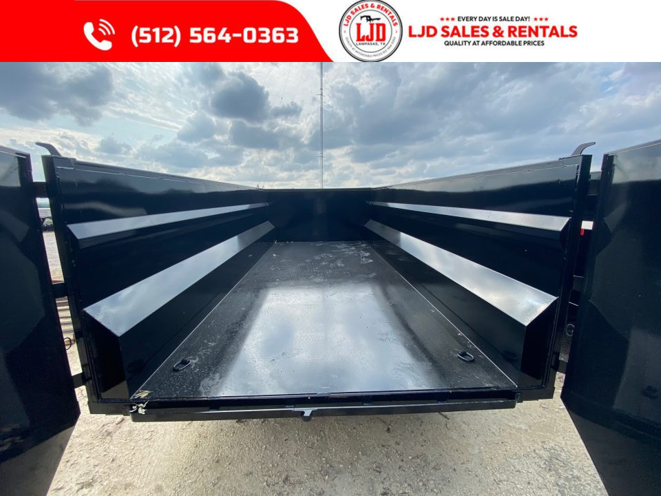 New 2027 Texas Pride - 16'x4' - Tarp - 16K GVWR - 3/16" Floor - Ramps - Dump Trailer