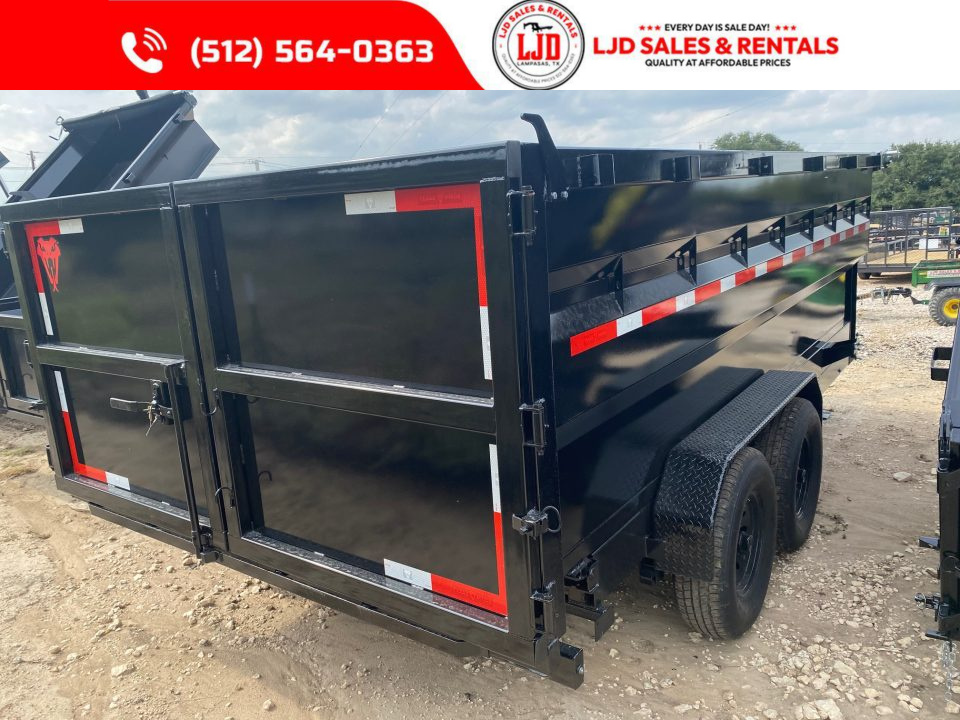 New 2027 Texas Pride - 16'x4' - Tarp - 16K GVWR - 3/16" Floor - Ramps - Dump Trailer
