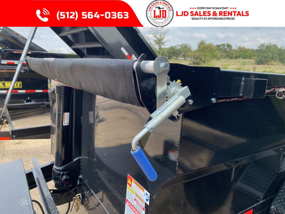 New 2027 Texas Pride - 7' x 12' x 3' Dump Trailer - 16K - Tarp - Ramps