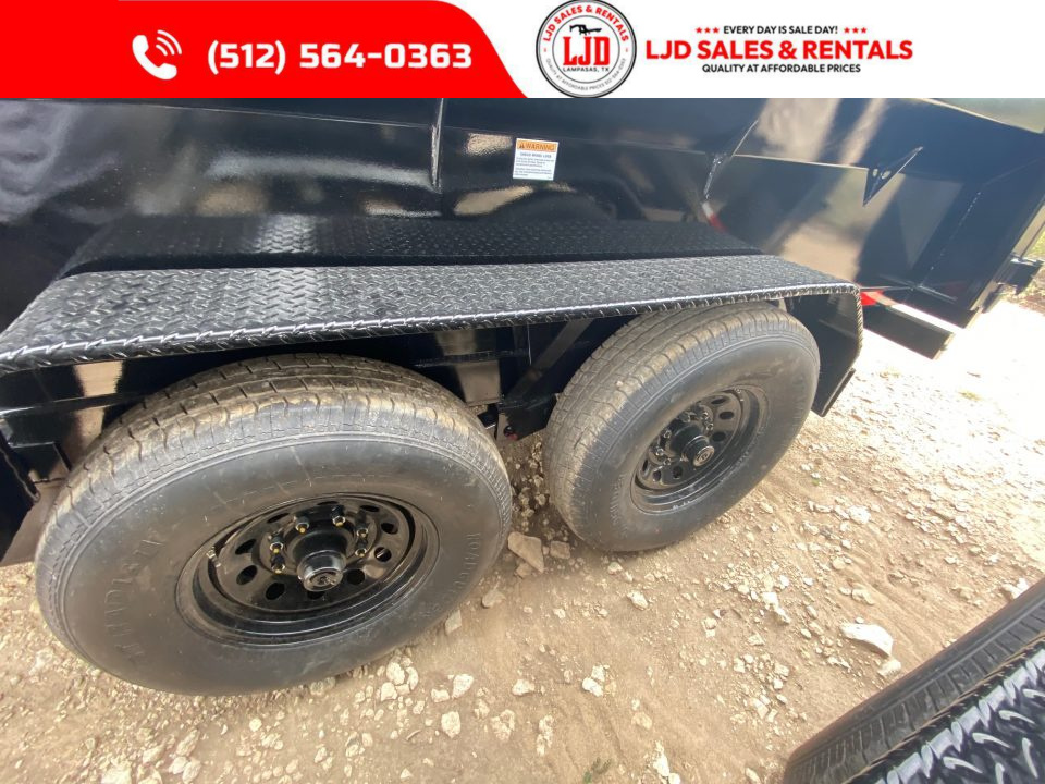 New 2027 Texas Pride - 7' x 12' x 3' Dump Trailer - 16K - Tarp - Ramps