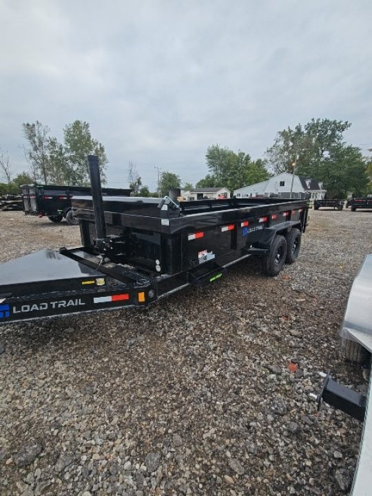 New 7x16 Dump Trailer (Contractors) W/ 7GAGE FLOOR, FRONT CYLINDER