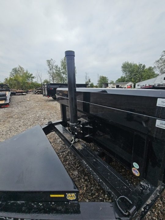 New 7x16 Dump Trailer (Contractors) W/ 7GAGE FLOOR, FRONT CYLINDER