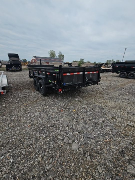 New 7x16 Dump Trailer (Contractors) W/ 7GAGE FLOOR, FRONT CYLINDER