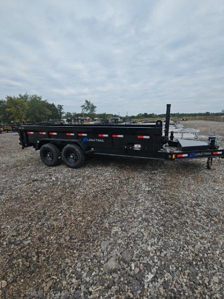 New 7x16 Dump Trailer (Contractors) W/ 7GAGE FLOOR, FRONT CYLINDER