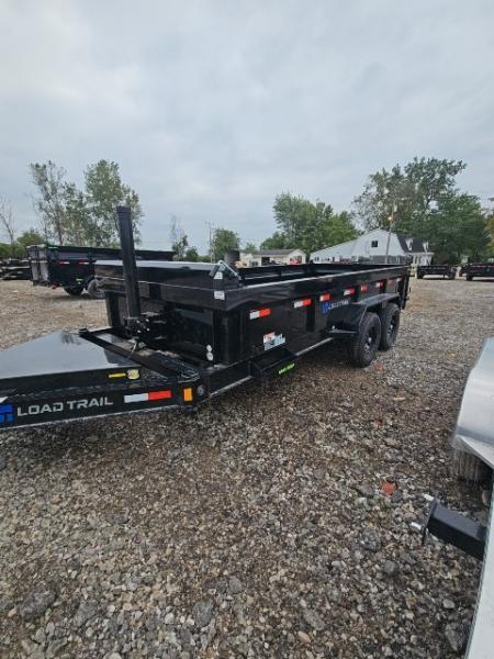 New 7x16 Dump Trailer (Contractors) W/ 7GAGE FLOOR, FRONT CYLINDER
