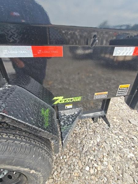New 7x16 Dump Trailer (Contractors) W/ 7GAGE FLOOR, FRONT CYLINDER