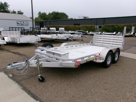 Used 2027 Aluma 7814TA-EL-BT-RTD Utility Trailer