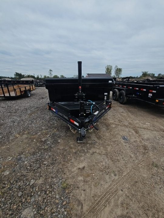 New 7x16 Dump Trailer (Contractors) W/ 7GAGE FLOOR, FRONT CYLINDER
