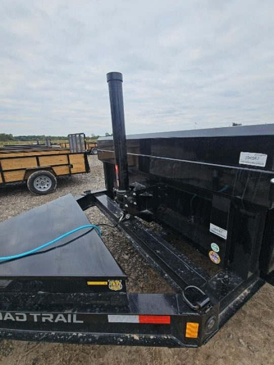 New 7x16 Dump Trailer (Contractors) W/ 7GAGE FLOOR, FRONT CYLINDER
