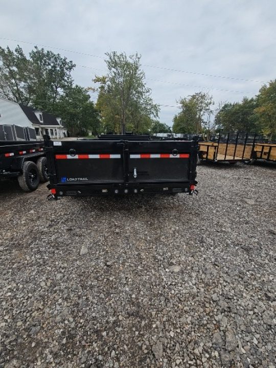 New 7x16 Dump Trailer (Contractors) W/ 7GAGE FLOOR, FRONT CYLINDER