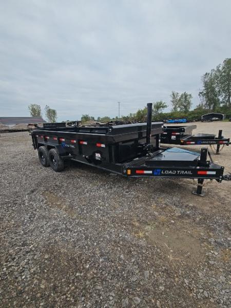 New 7x16 Dump Trailer (Contractors) W/ 7GAGE FLOOR, FRONT CYLINDER