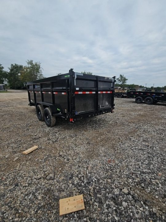 New 7x16 Dump Trailer (Contractors) W/ 7GAGE FLOOR 48" SIDE