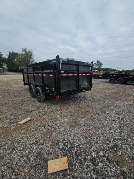 New 7x16 Dump Trailer (Contractors) W/ 7GAGE FLOOR 48" SIDE