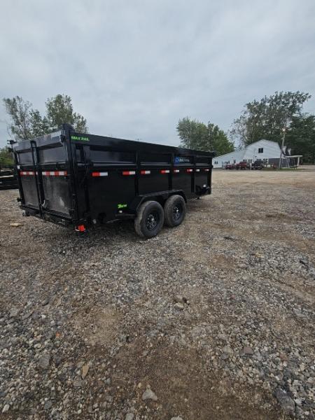 New 7x16 Dump Trailer (Contractors) W/ 7GAGE FLOOR 48" SIDE
