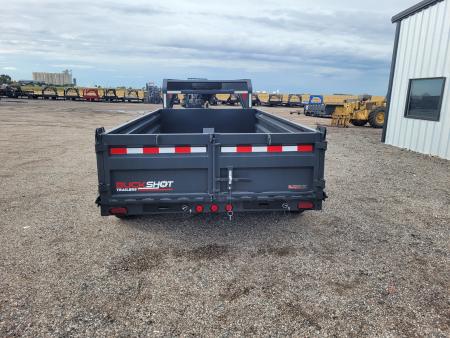 New 2027 Buckshot 83"x14' Gooseneck Dump Trailer W/2' Sides