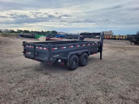 New 2027 Buckshot 83"x14' Gooseneck Dump Trailer W/2' Sides