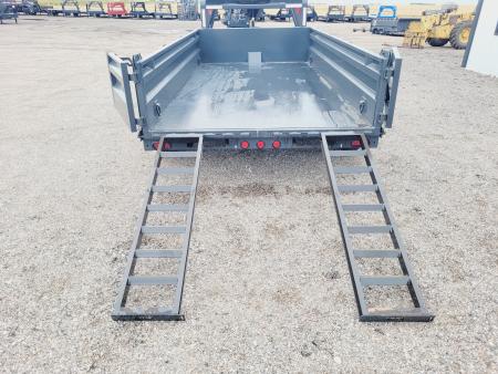New 2027 Buckshot 83"x14' Gooseneck Dump Trailer W/2' Sides