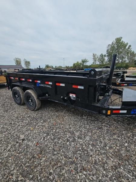 New 7x14 Dump Trailer (Contractors) W/ 7GAGE FLOOR, FRONT CYLINDER