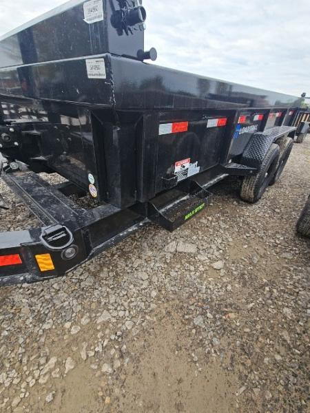 New 7x14 Dump Trailer (Contractors) W/ 7GAGE FLOOR, FRONT CYLINDER
