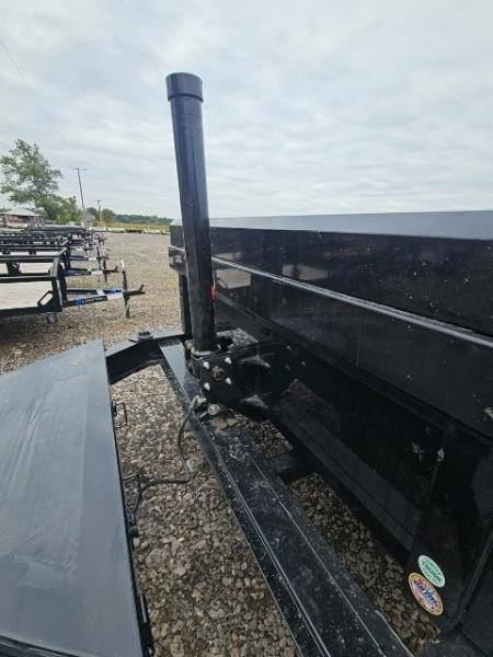 New 7x14 Dump Trailer (Contractors) W/ 7GAGE FLOOR, FRONT CYLINDER