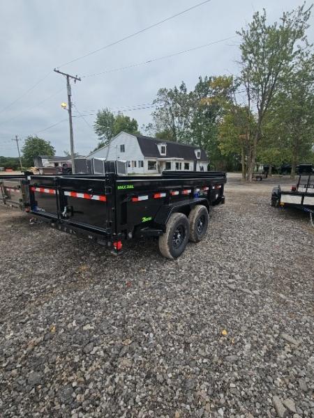 New 7x14 Dump Trailer (Contractors) W/ 7GAGE FLOOR, FRONT CYLINDER