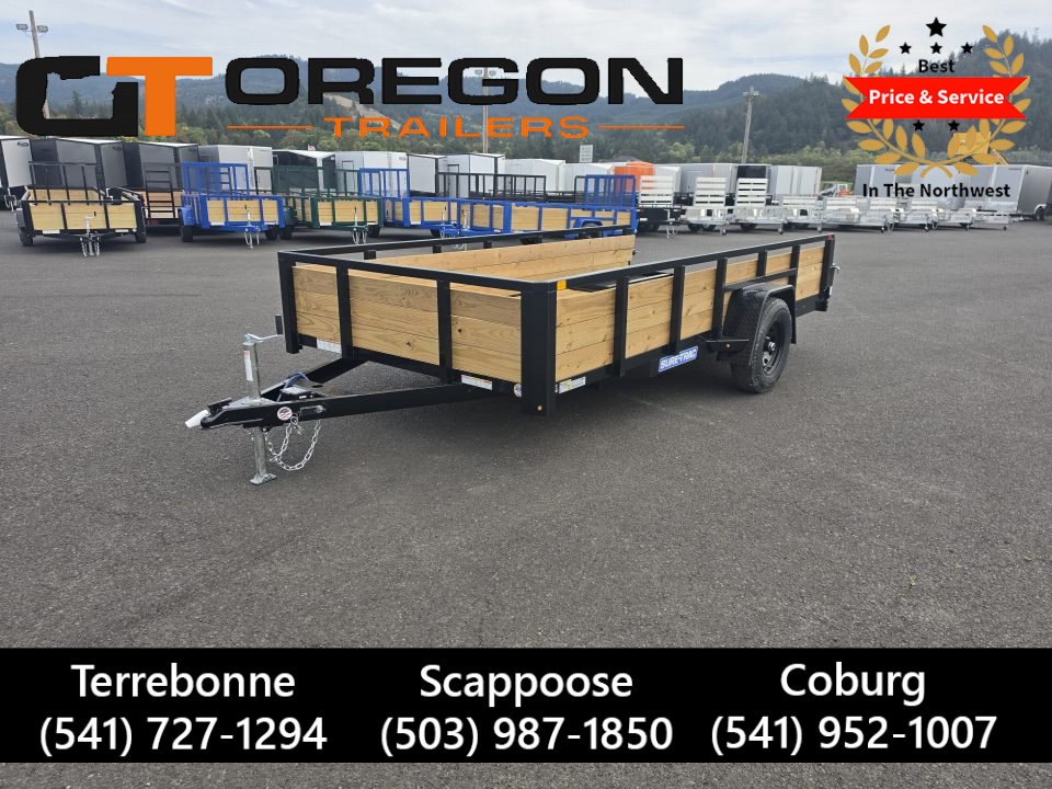 New 2027 Sure-Trac 7 x 14 Tube Top 3-Board Utility Trailer 5K GVWR