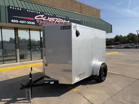 New #098123 2027 FOREST RIVER SA 5 X 8 SINGLE AXLE 3K ENCLOSED W/ REAR RAMP DOOR