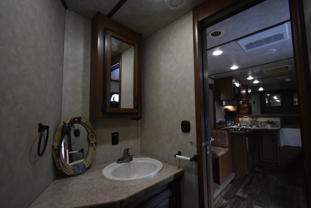 Used 2018 Bison Trailers 8314 Ranger Horse Trailer