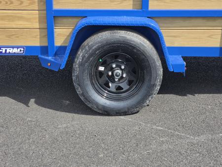 New 2026 Sure-Trac 6x12 Tube Top 3 Board Utility 3K GVWR *ROYAL BLUE