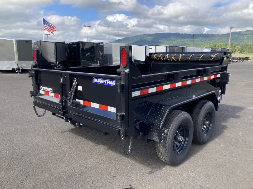 New 2027 Sure-Trac Low Profile Single Ram Dump Trailer 10K GVWR