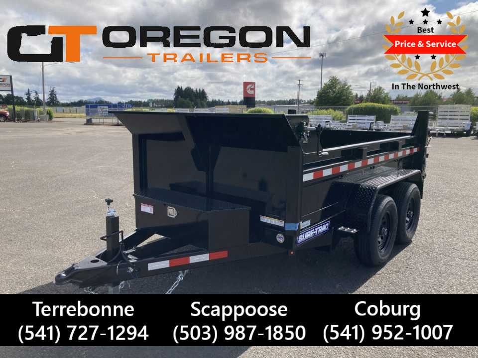 New 2027 Sure-Trac Low Profile Single Ram Dump Trailer 10K GVWR