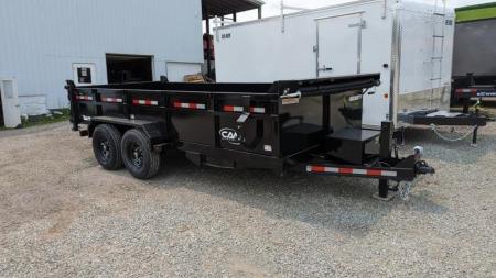 New 2027 CAM Superline 6'10" x 16' HD "BEAST" Lo Pro Equipment Dump w/ Underbody Ramps (8K AXLES!!!)