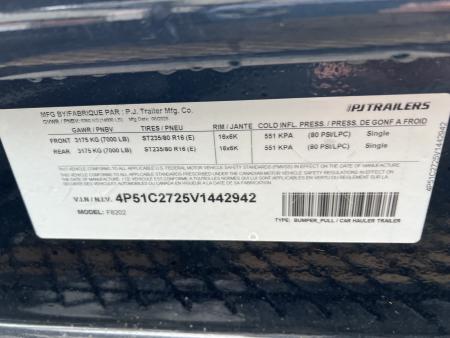 New 2027 PJ Trailers 20' F8 Deckover Equipment Trailer
