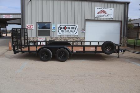 New 2026 Texas Bragg Trailers 83x18 PT Utility Trailer