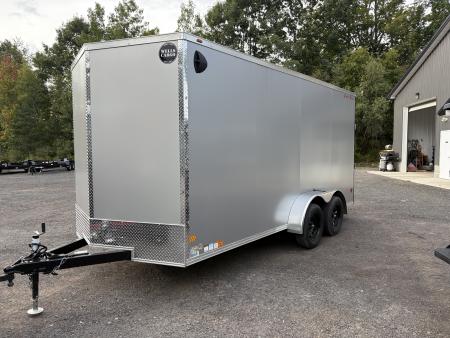 New 2027 Wells Cargo Fasttrac Deluxe 7x16 7' 7K Cargo / Enclosed Trailer with Ramp Door
