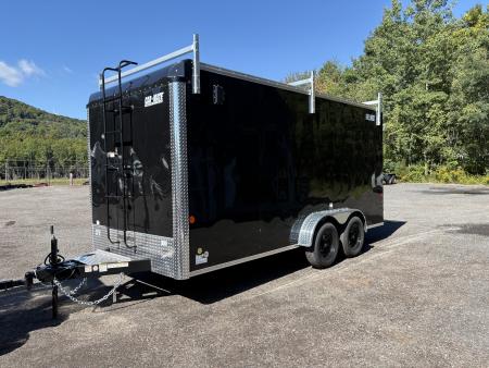 New 2027 Car Mate Trailers 7x16 7K Contractor trailer with Double Doors