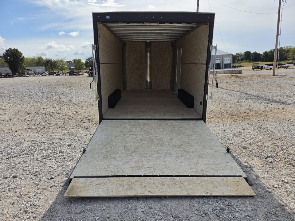 New 2027 H&H 8X16 TANDEM 10K CARGO W/7' HEIGHT .080 SCREWLESS EXTERIOR & RAMP DOOR