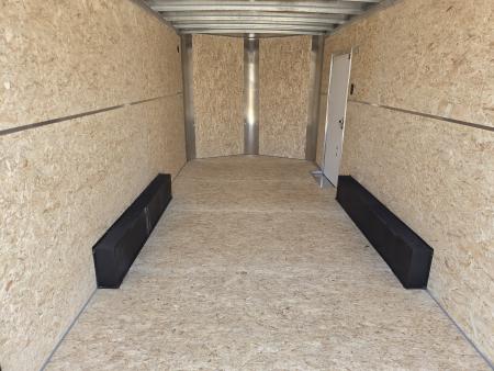 New 2027 H&H 8X16 TANDEM 10K CARGO W/7' HEIGHT .080 SCREWLESS EXTERIOR & RAMP DOOR