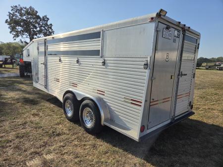 Used 1999 WW 6X20 TANDEM 14K ALUMINUM 4 HORSE SLANT W/LIVING