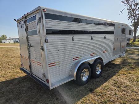 Used 1999 WW 6X20 TANDEM 14K ALUMINUM 4 HORSE SLANT W/LIVING