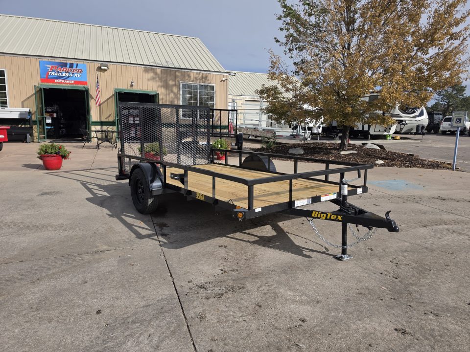 New 2027 Big Tex 35SA-12R1A-4PBK Utility Trailer