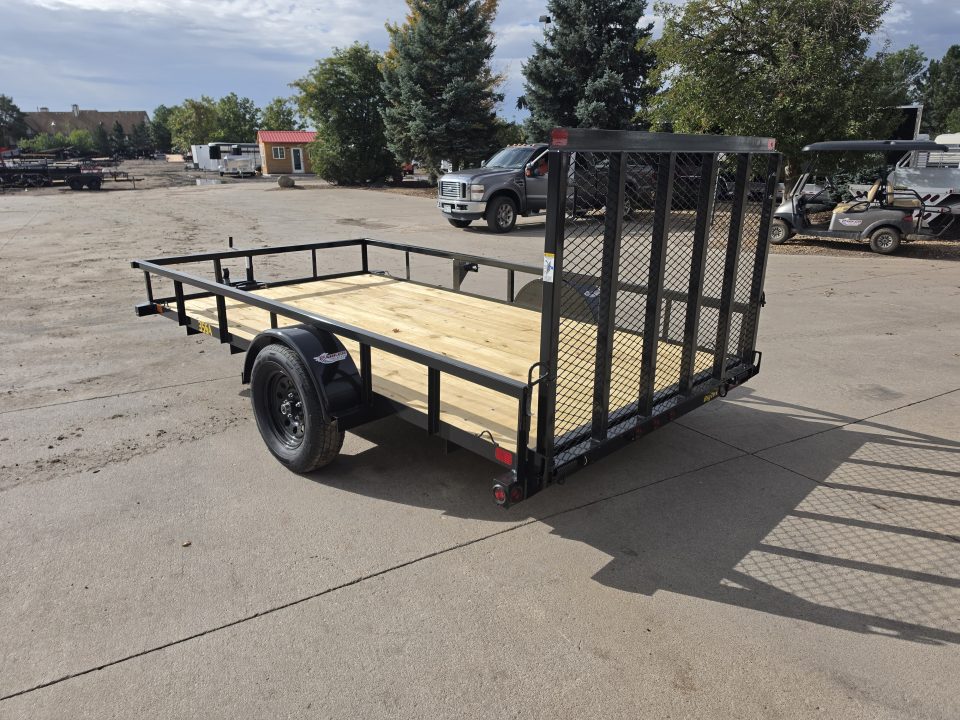 New 2027 Big Tex 35SA-12R1A-4PBK Utility Trailer