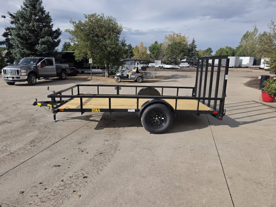 New 2027 Big Tex 35SA-12R1A-4PBK Utility Trailer