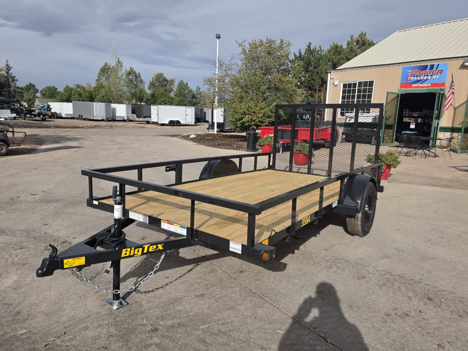 New 2027 Big Tex 35SA-12R1A-4PBK Utility Trailer