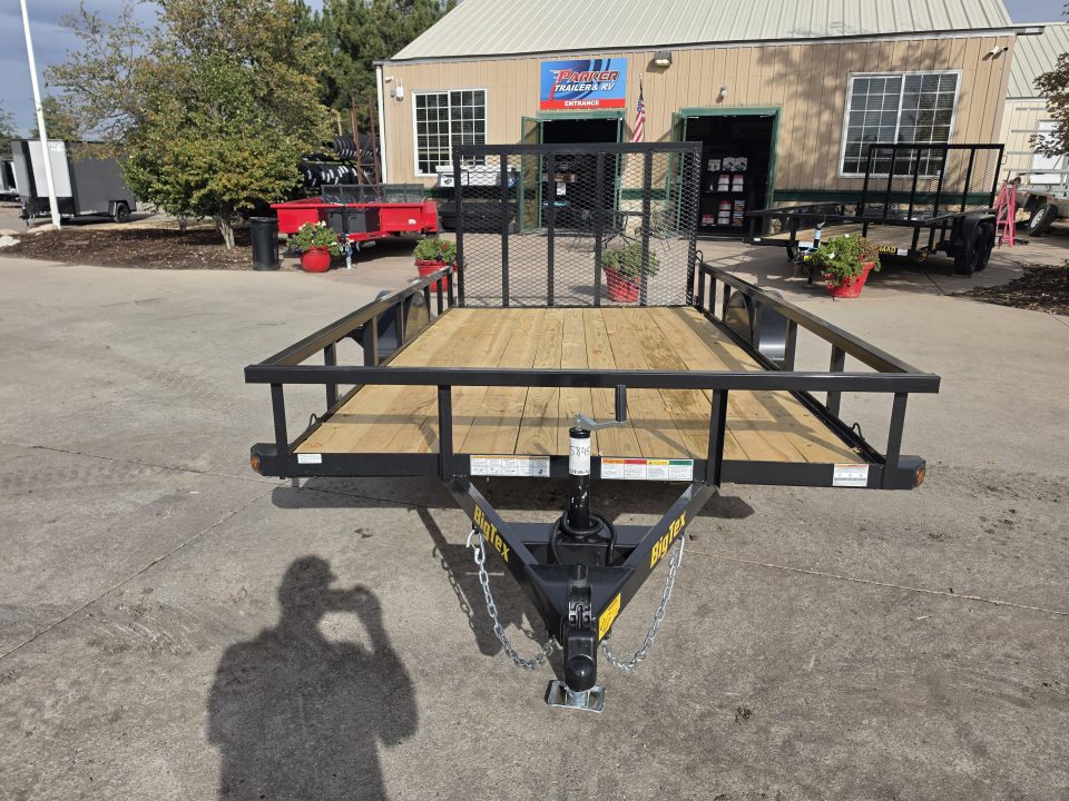 New 2027 Big Tex 35SA-12R1A-4PBK Utility Trailer