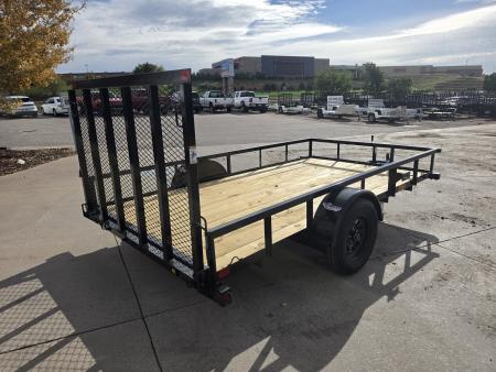 New 2027 Big Tex 35SA-12R1A-4PBK Utility Trailer