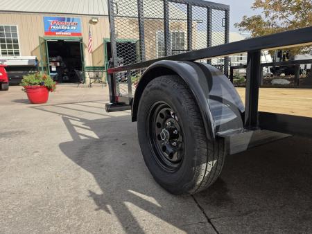 New 2027 Big Tex 35SA-12R1A-4PBK Utility Trailer